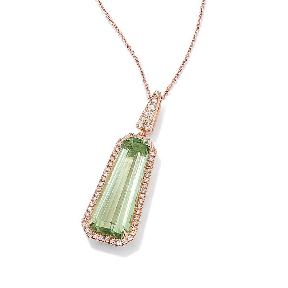 Green quartz pendant hotsell