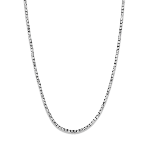 3 1/4 tcw Lab-Grown Diamond Tennis Necklace