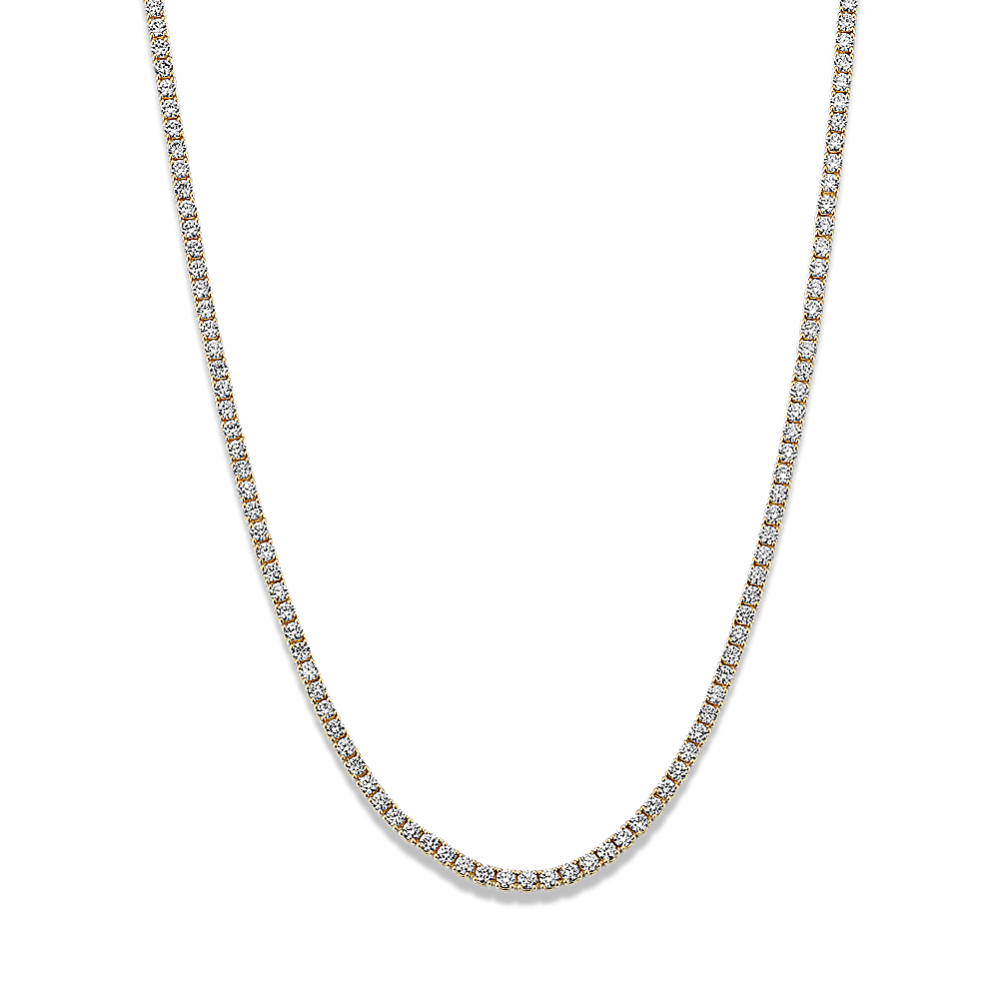 4 tcw Lab-Grown Diamond Tennis Necklace