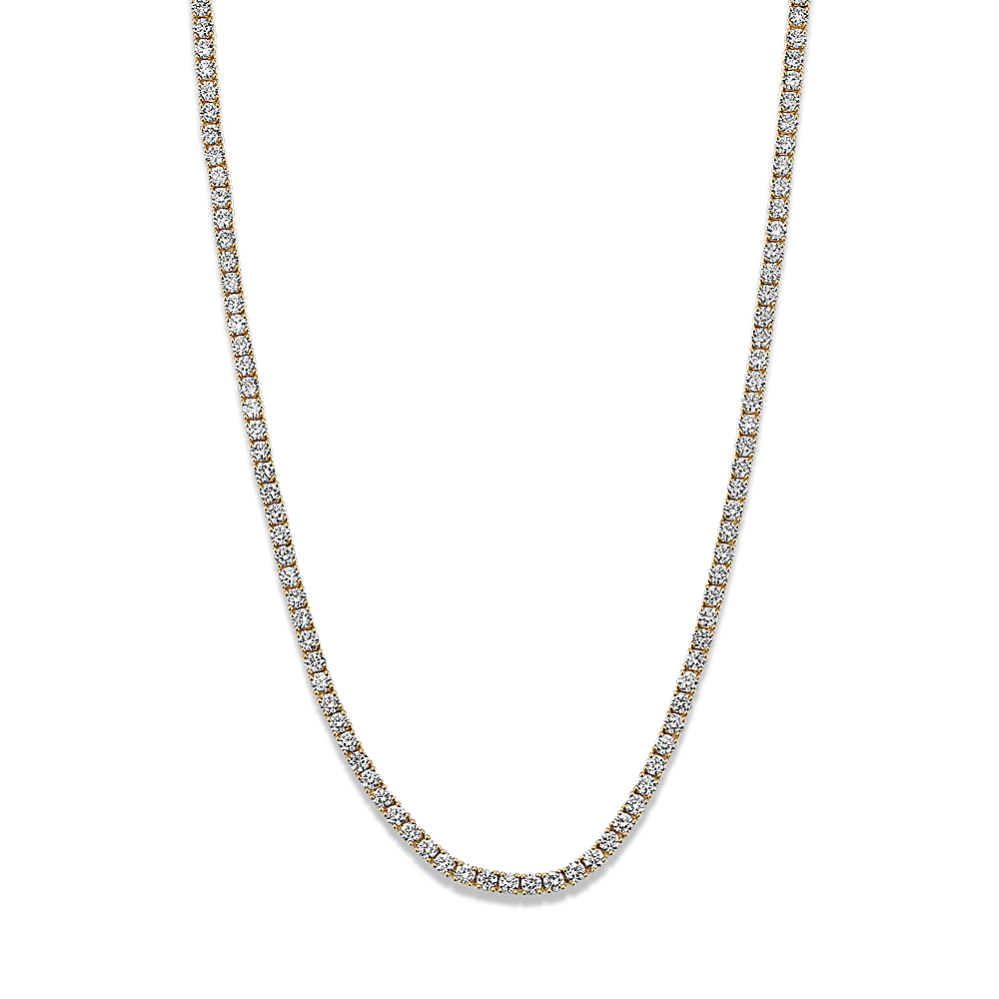 5 tcw Lab-Grown Diamond Tennis Necklace