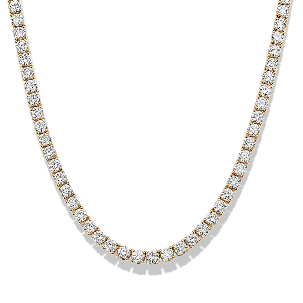 10 1/4 tcw Lab-Grown Diamond Tennis Necklace