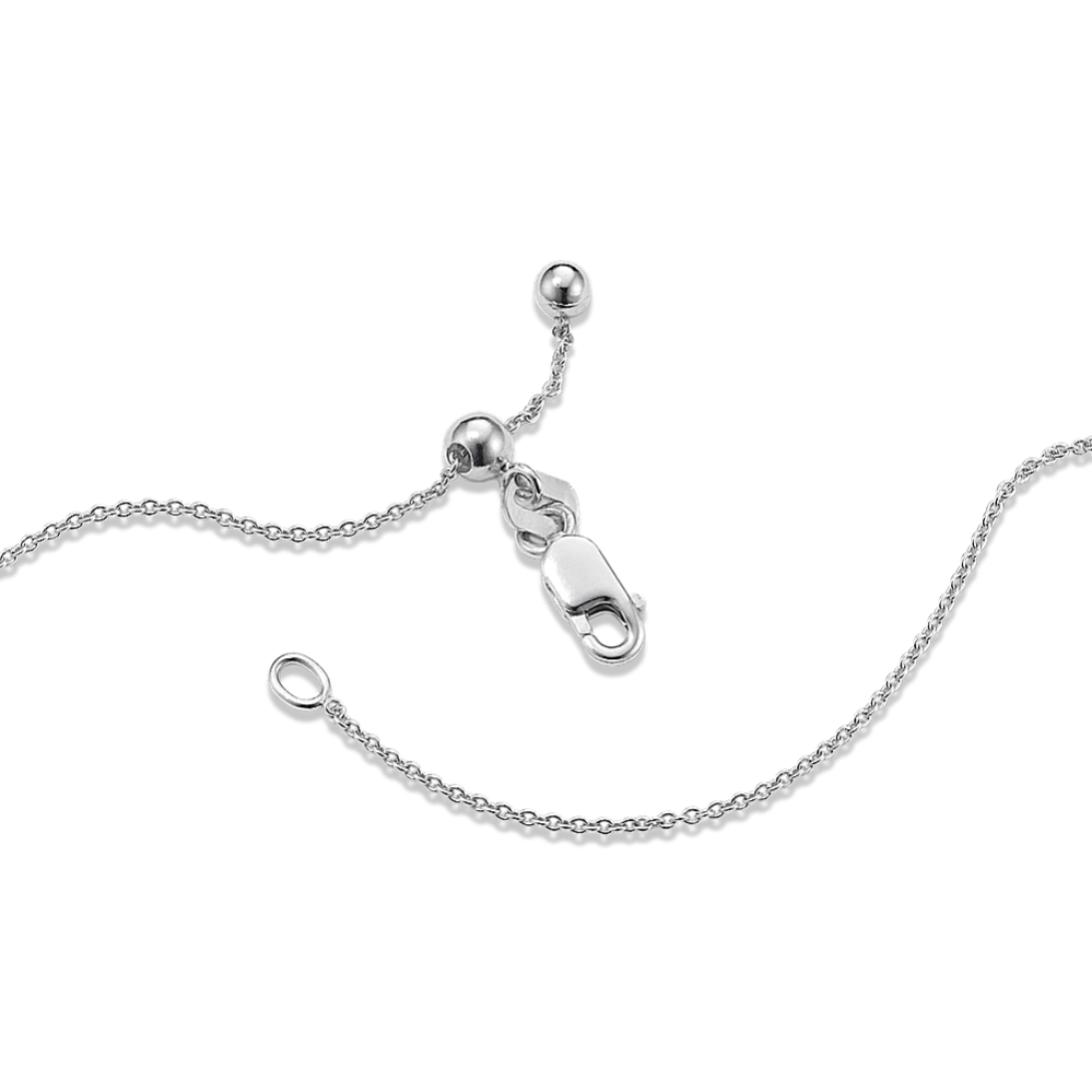 August Birth Flower Quartz Pendant | Shane Co.