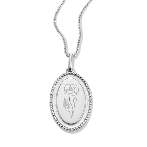 Poppy Odelia Pendant in Sterling Silver