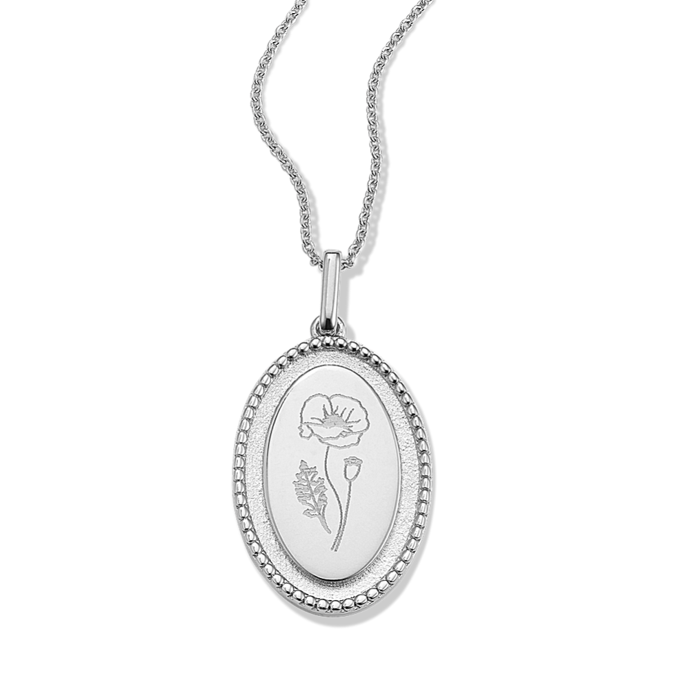 Poppy Odelia Pendant in Sterling Silver