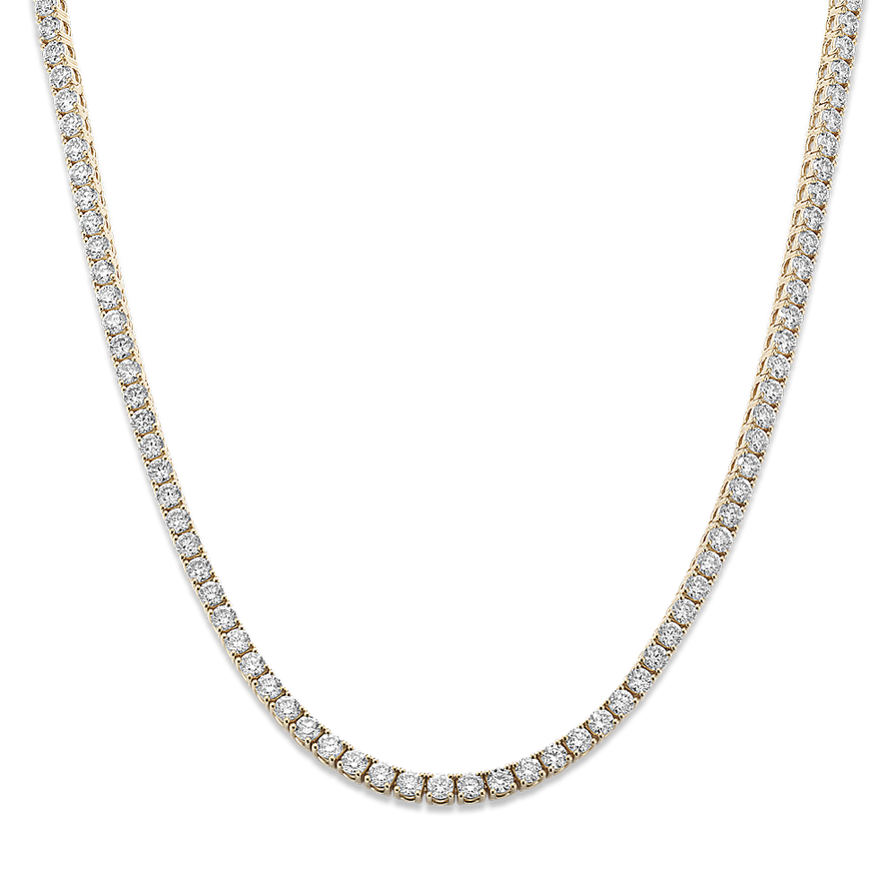 10 tcw Diamond Tennis Necklace