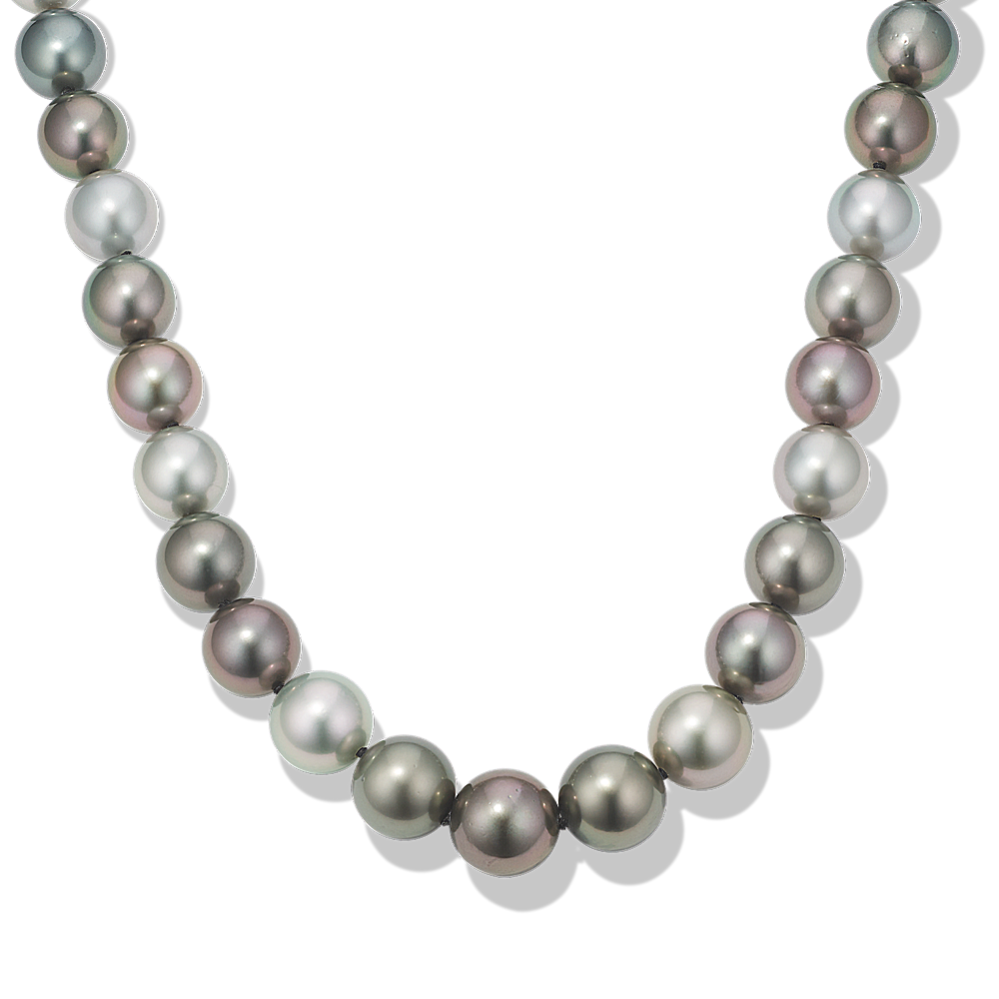 Multicolored Cultured Tahitian Pearl Strand (16'')
