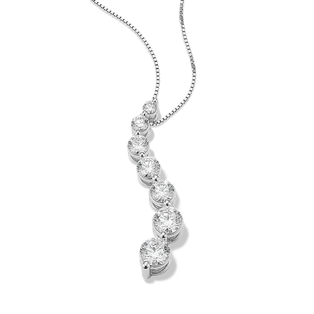 2 tcw Lab-Grown Diamond Journey Pendant