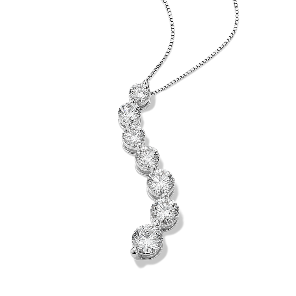 3 tcw Lab-Grown Diamond Journey Pendant