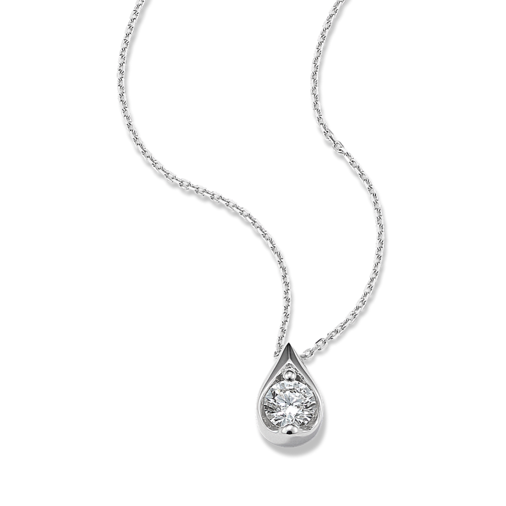 Dewdrop 0.50 tcw Diamond Pendant