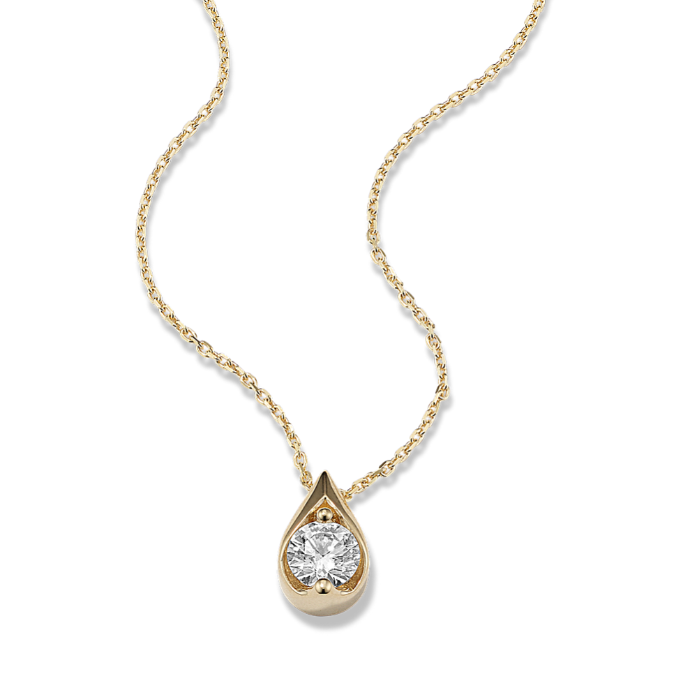 Dewdrop 0.50 tcw Diamond Pendant