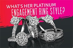Platinum engagement style infographic