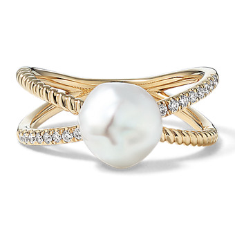 Pearl Ring | Shop Pearl Diamond Rings | Shane Co. (Page 1)