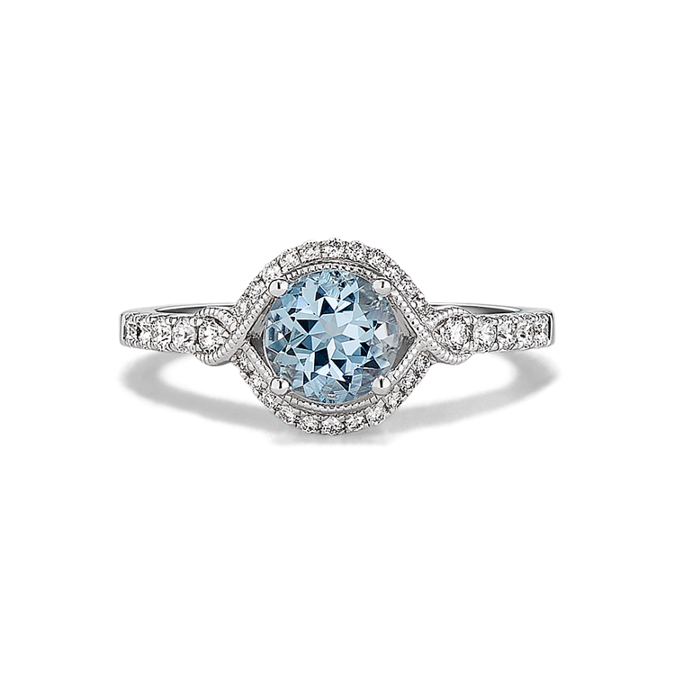 Semi precious shop engagement rings