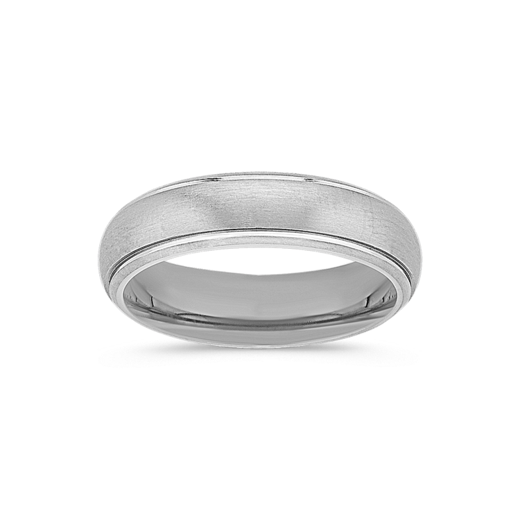 Brushed Titanium Ring (6mm)