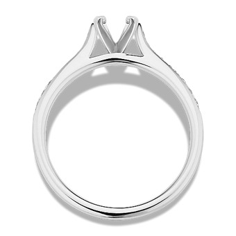 View Shane Co S Exclusive Cathedral Engagement Rings Wedding Cathedral Diamond Engagement Ring With Pave Setting