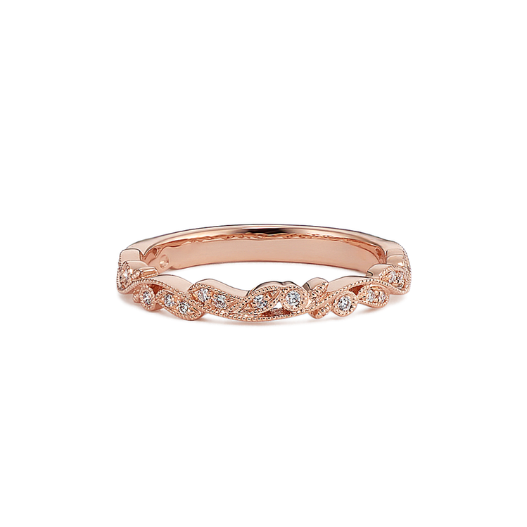 Shane co rose gold wedding band on sale