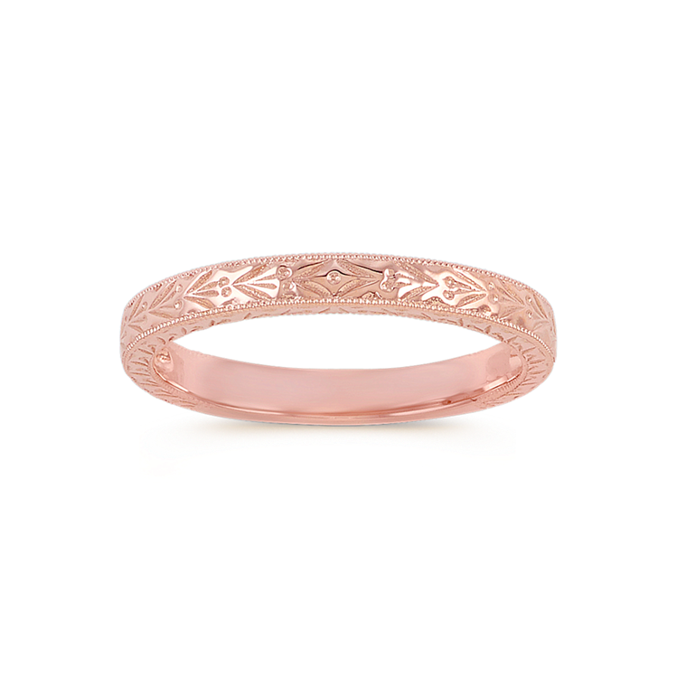 Rose Gold All Metal Wedding Bands Made to Shine