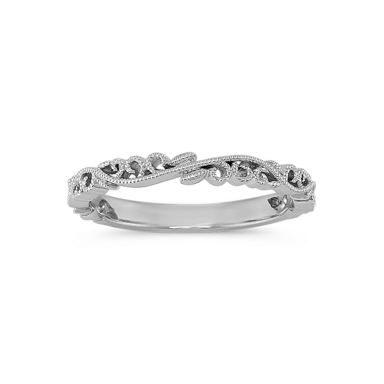 White gold discount ring no stone