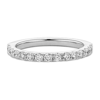 Shane Co S 15 Stone Anniversary Rings Bands Pave Set Diamond Wedding Band