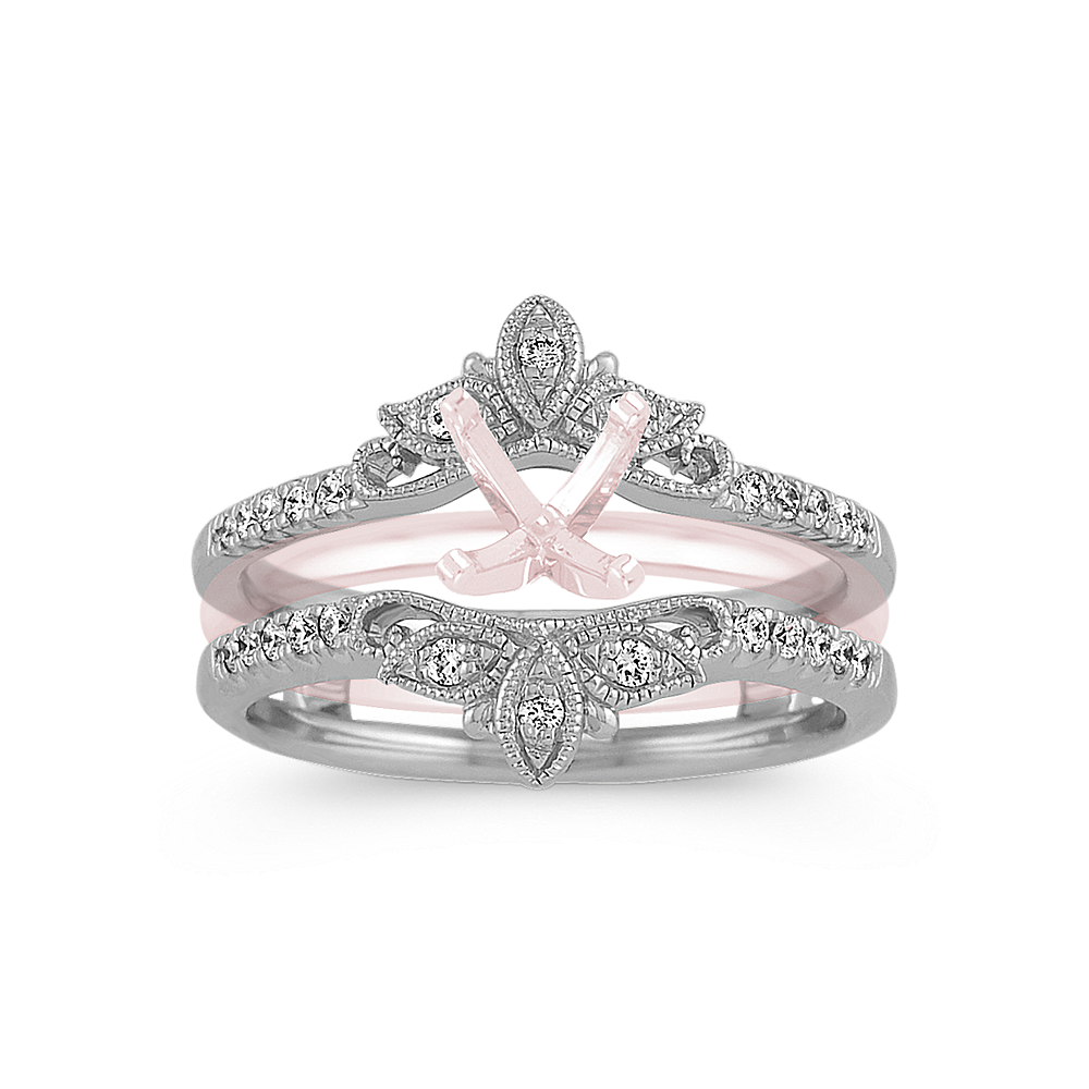Porto Vintage Diamond Engagement Ring Guard