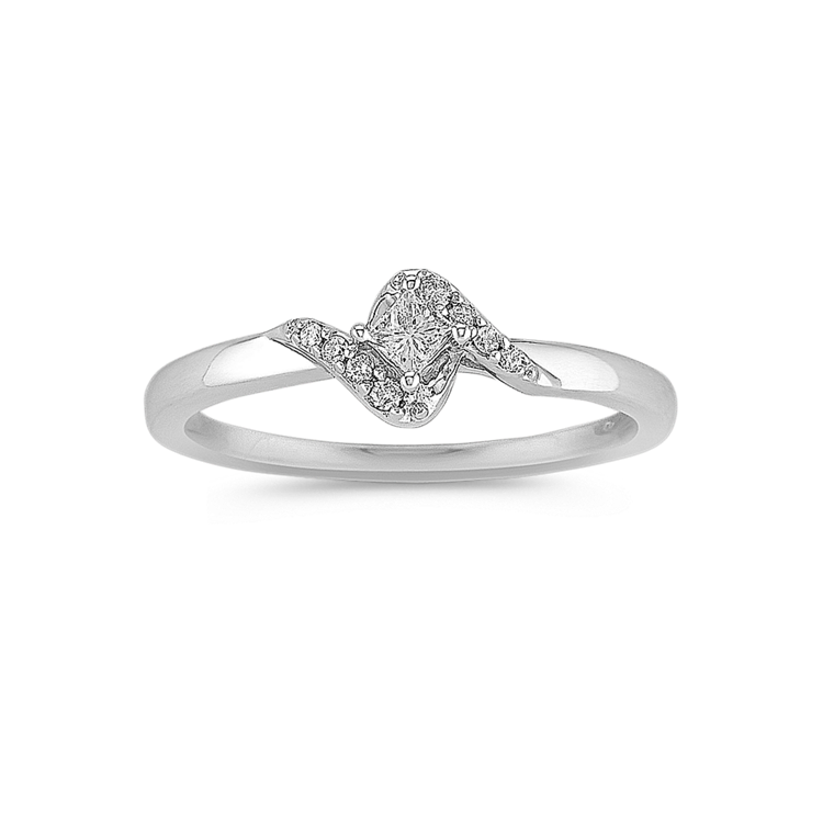 Mallory Natural Diamond Ring in Sterling Silver