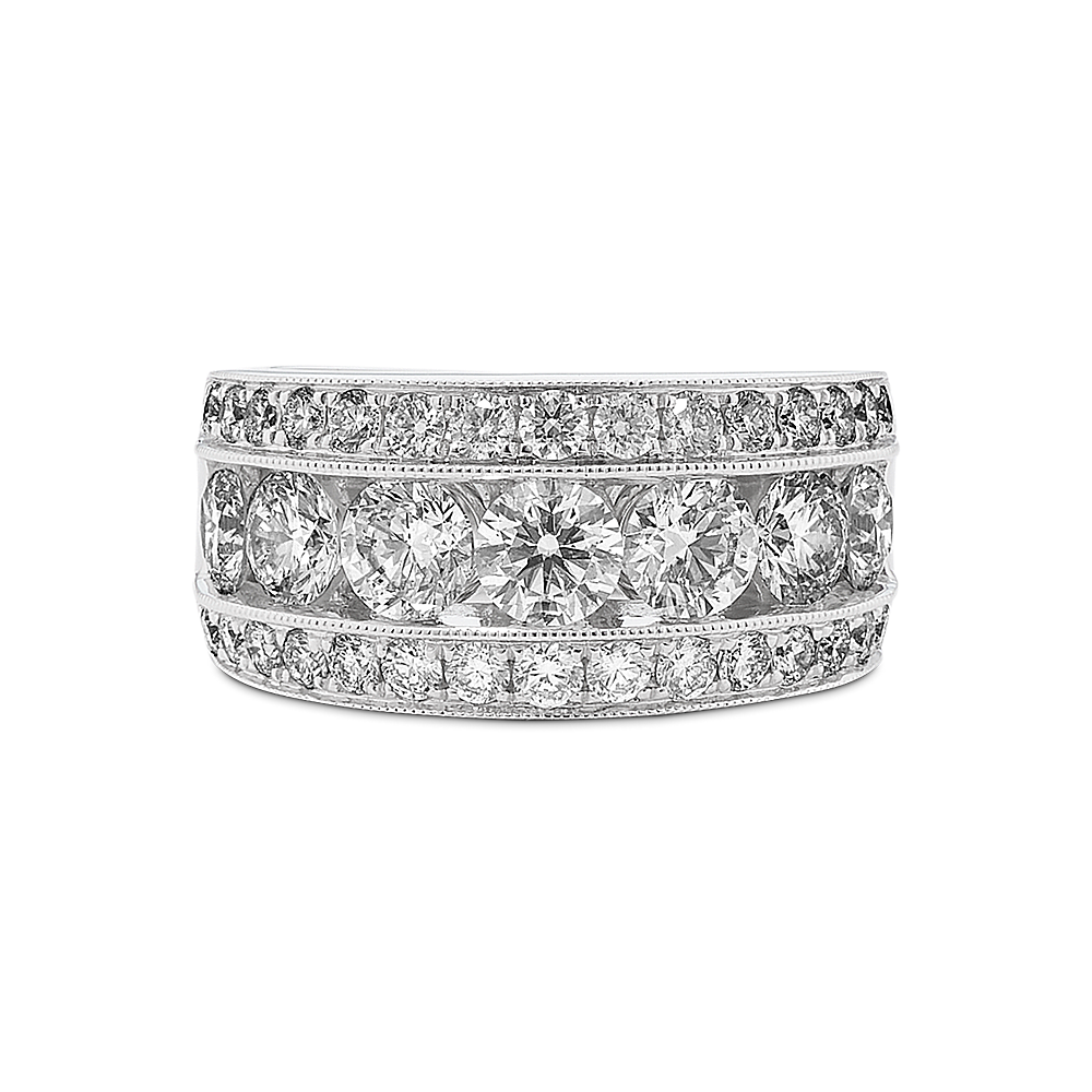 Tess Vintage Diamond Ring in 14K White Gold