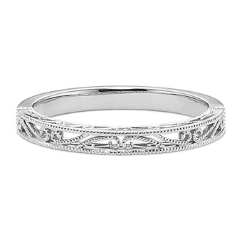Shane Co S Vintage Wedding Bands Antique Inspired Rings Vintage 14k White Gold Wedding Band