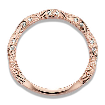 Shane Co S Infinity Wedding Bands Eternity Rings Vintage Filigree Diamond Wedding Band