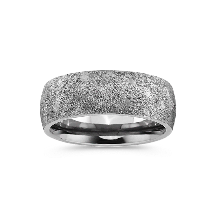 Contemporary Wedding Band in Tantalum (8mm)