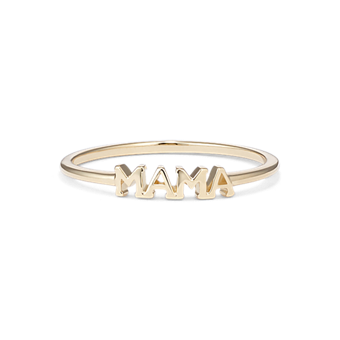 14K Rose Gold Mama Ring Shane