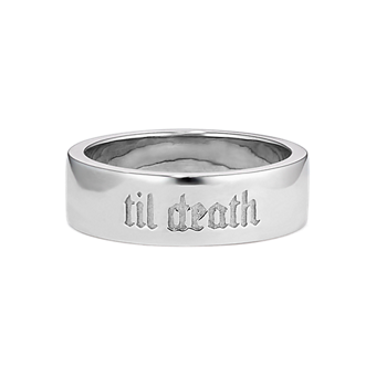 指輪・リング TILL DEATH RING Till Death Do Us Part skull ring – John Patrick Jewellery