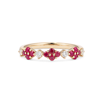 Poppy Ruby & Diamond Bracelet | Shane Co.