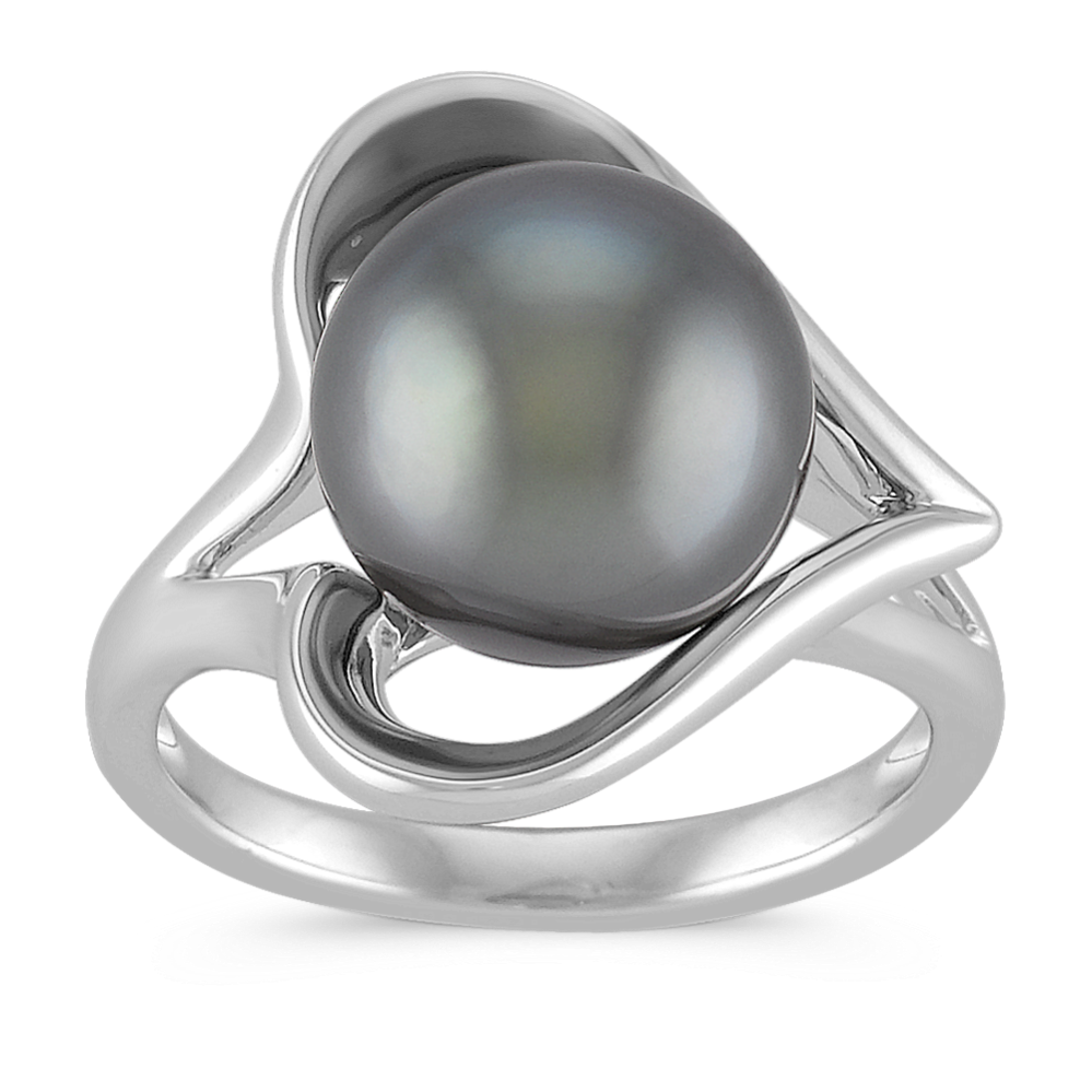 10mm Tahitian Cultured Pearl Ring
