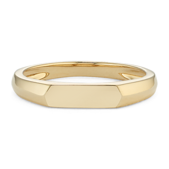 【関税込み】Gaufrette Bico Ob Signet Ring in Yellow Gold Gaufrette diamond signet ring by Yvonne Leon | Finematter