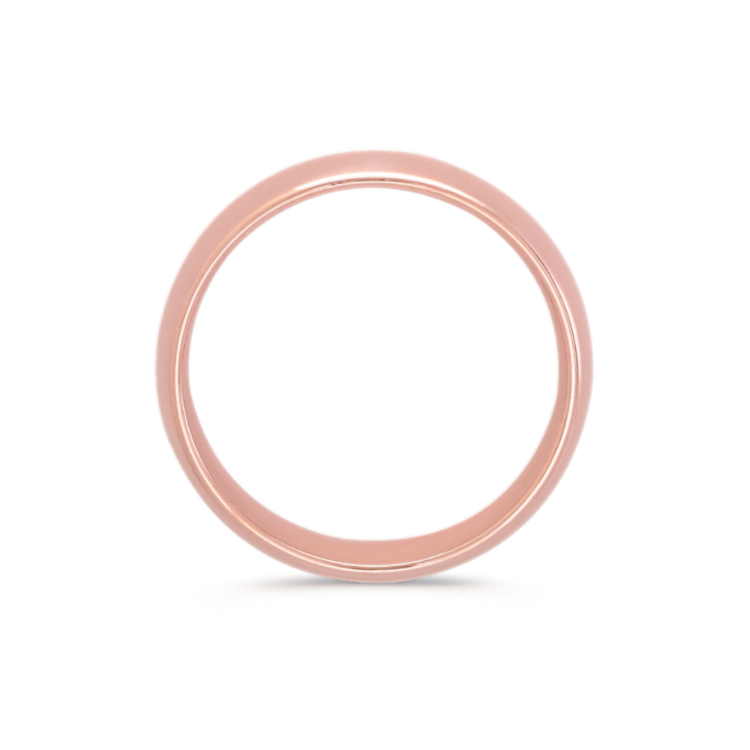 14k Rose Gold Comfort Fit Ring (6mm)