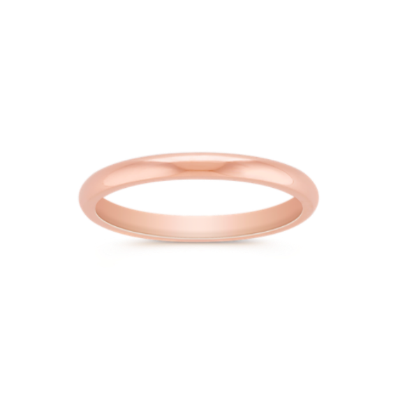 Comfort Fit 14K Gold Band (2mm)
