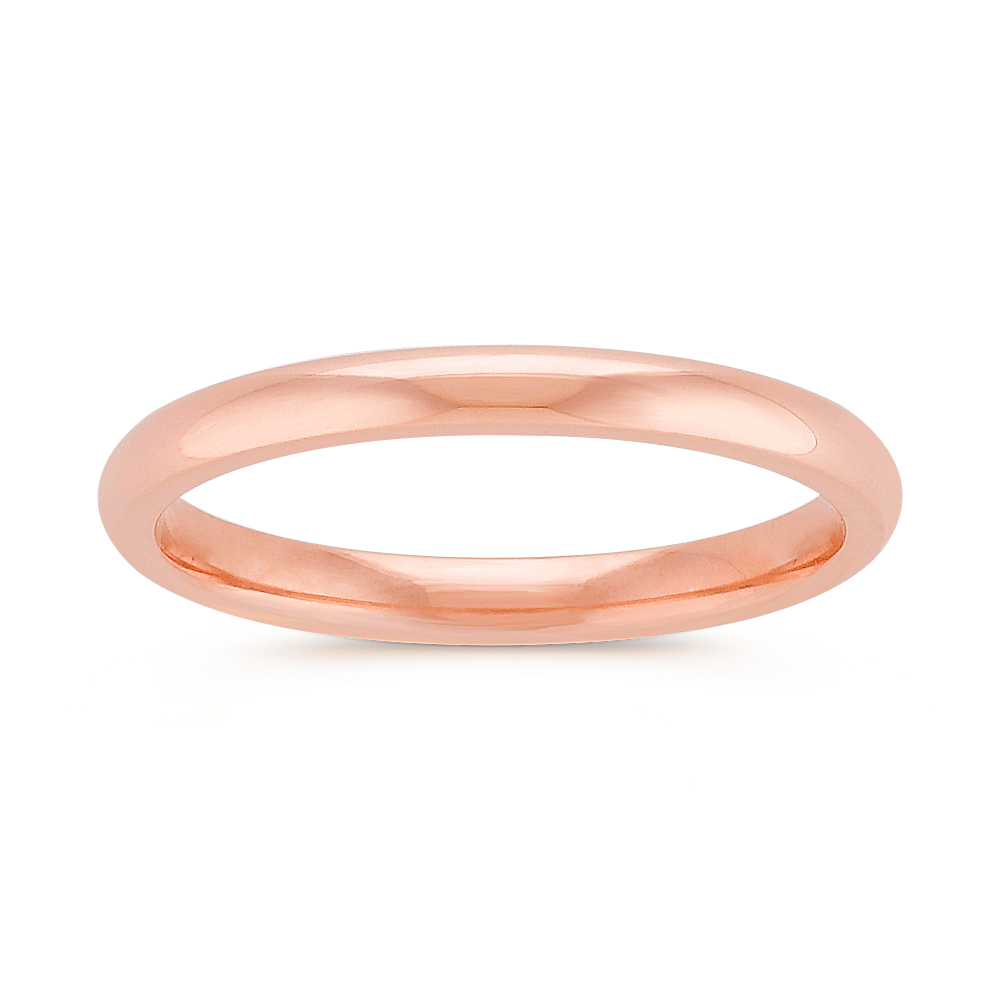 Arlo 14K Rose Gold Band (2mm)