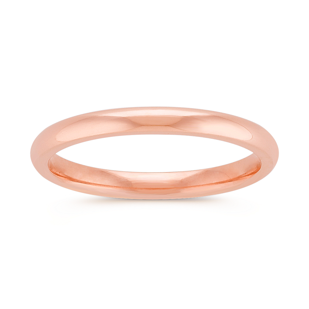Comfort Fit 14K Gold Band (2mm)