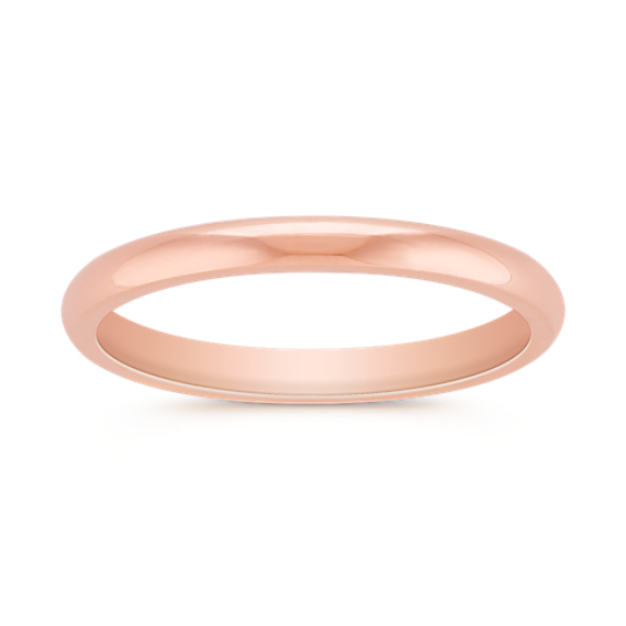 Comfort Fit 14K Gold Band (2mm)