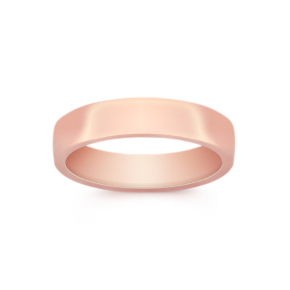 Euro Comfort Fit 14K Gold Band (5.5mm)