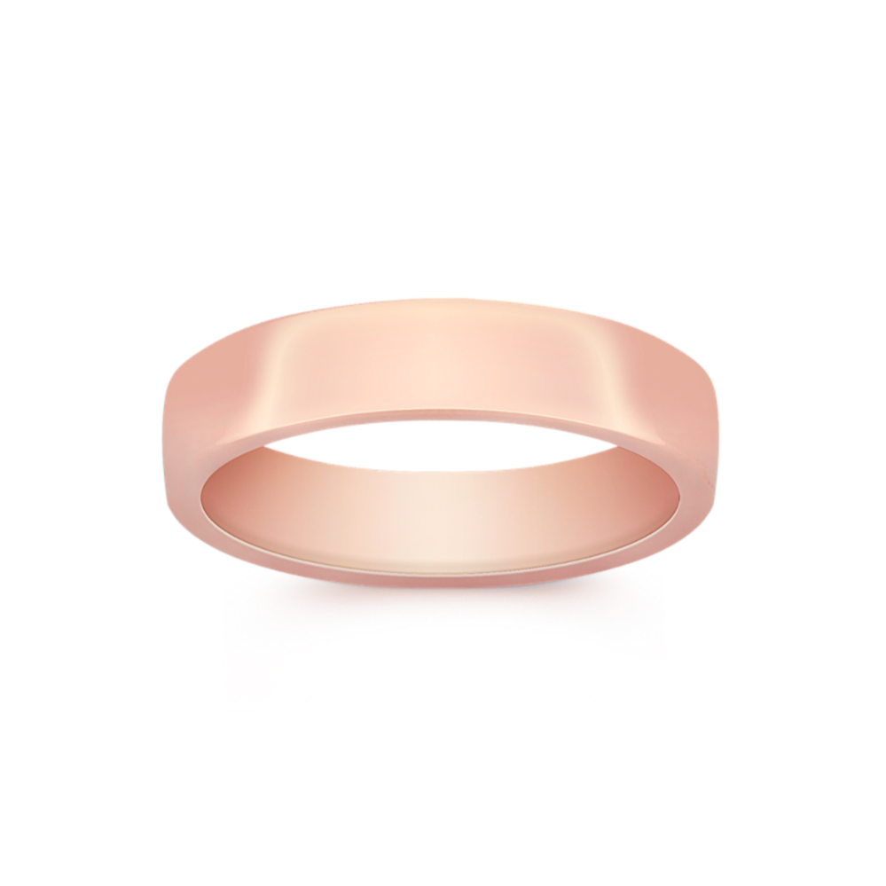 Arti 14k Rose Gold Euro Comfort Fit Ring (5.5mm)