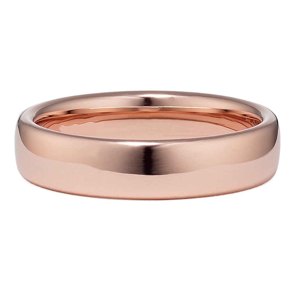 Arti 14k Rose Gold Euro Comfort Fit Ring (5.5mm)