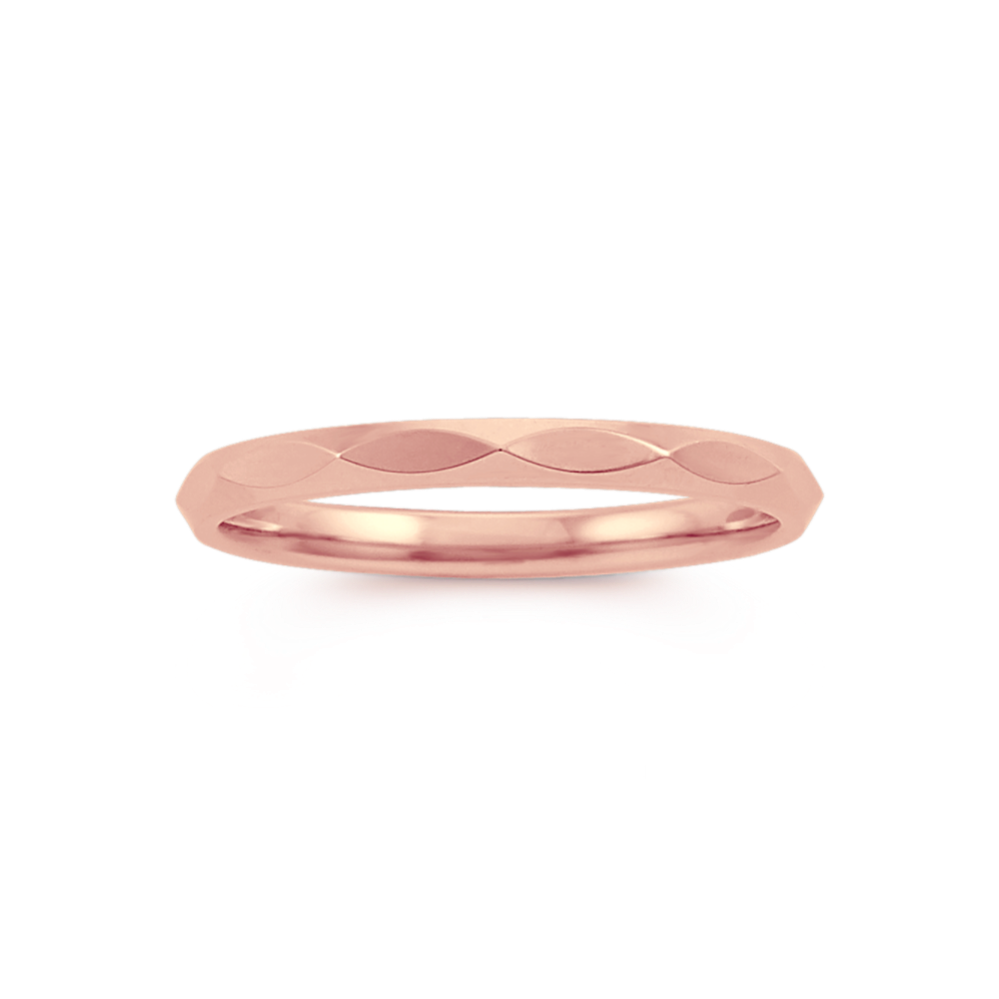 Geometric 14K Rose Gold Ring