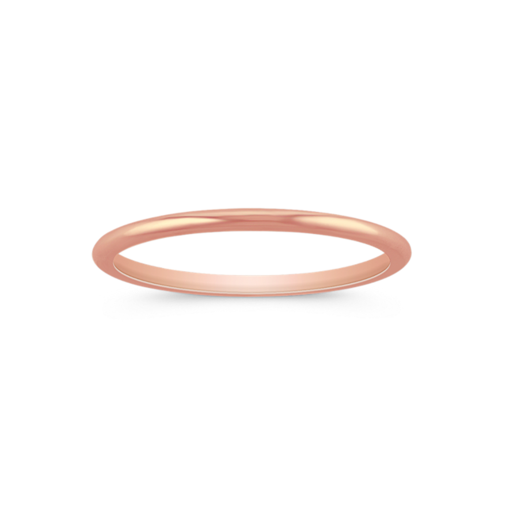 Classic 14K Rose Gold Band (1.3mm)