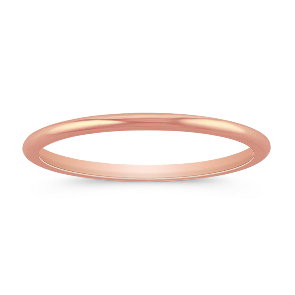 Classic 14K Rose Gold Band (1.3mm)