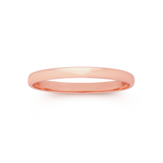 14K Rose Gold Band (2mm)