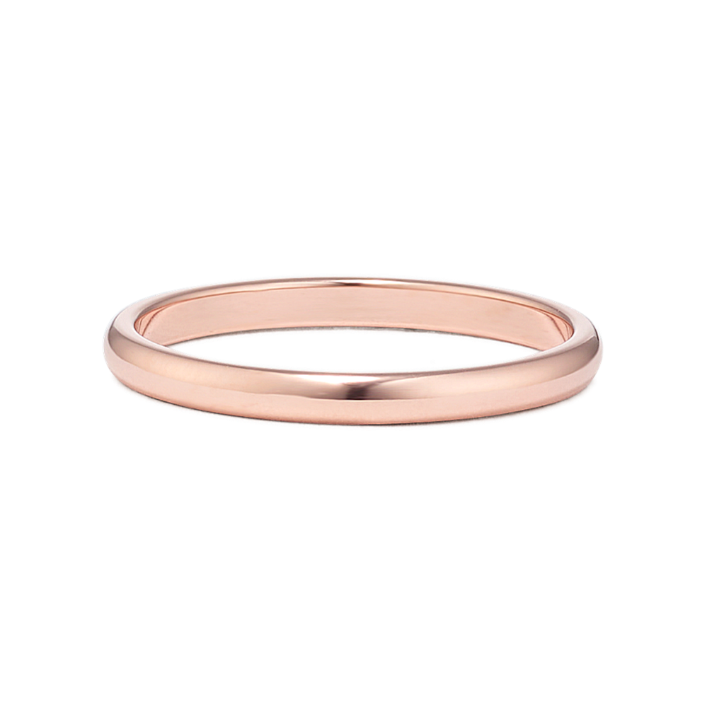 Classic 14K Rose Gold Band (2mm)