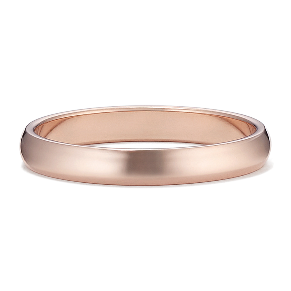 14K Rose Gold Band (3mm)