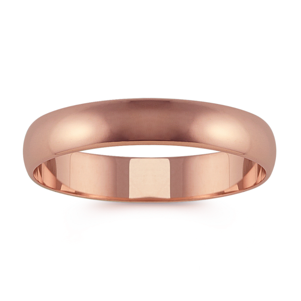 14K Rose Gold Band (4mm)