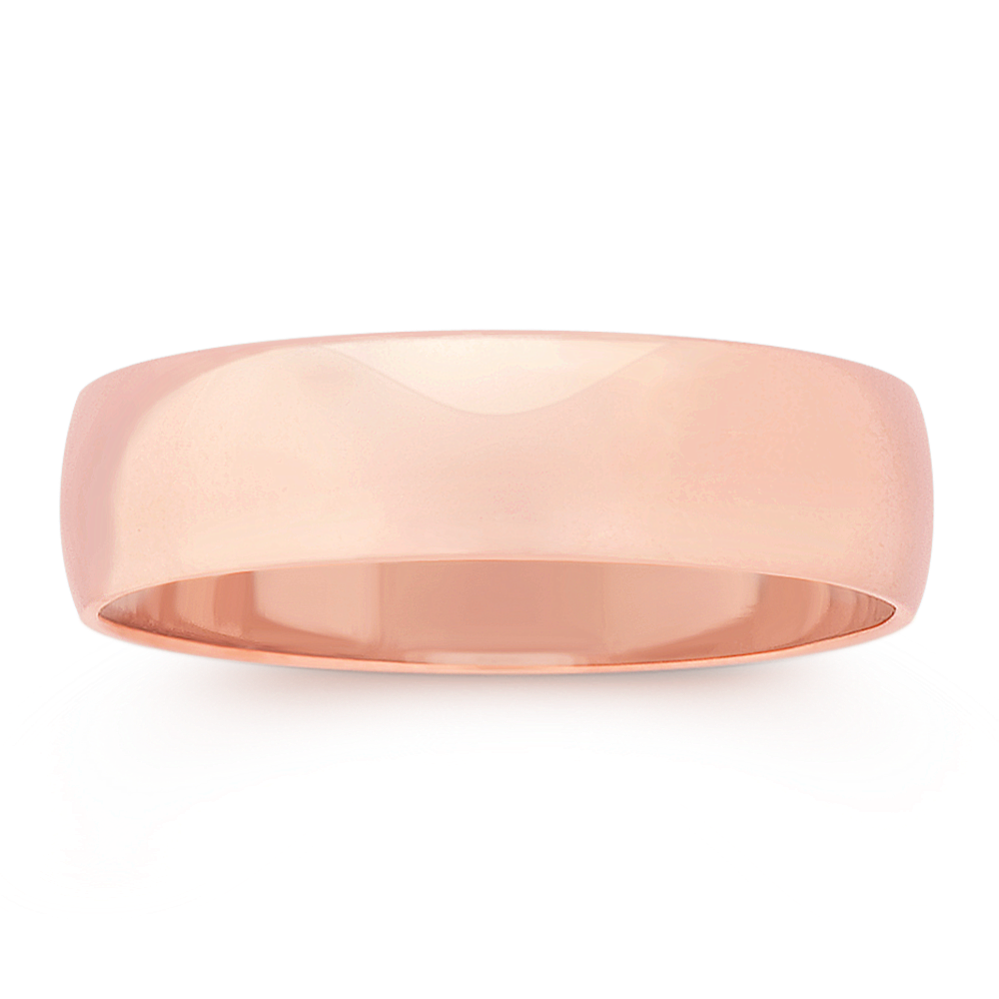 Classic 14K Rose Gold Band (5mm)
